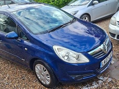Used Vauxhall Corsa Club 79 HP (58 kW) 2007 Blue Hatchback