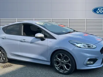 Used Ford Fiesta ST-Line 155 HP (114 kW) 2021 Blue Hatchback