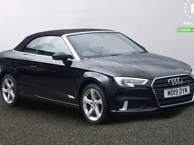 Begagnad Audi A3 Cabriolet Sport 220 HK (161 kW) 2019 Svart Cab