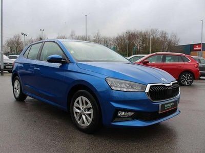 Used Skoda Fabia Comfort 59 HP (43 kW) 2022 Blue Hatchback
