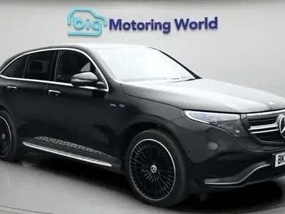 Used Mercedes EQC400 AMG line 300 kW (408 HP) 2022 Black SUV
