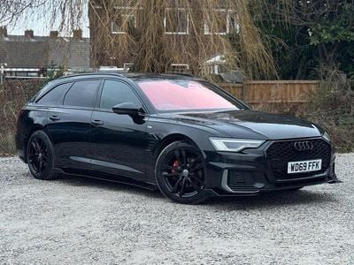Used Audi A6 S-Line 204 HP (150 kW) 2019 Black Estate