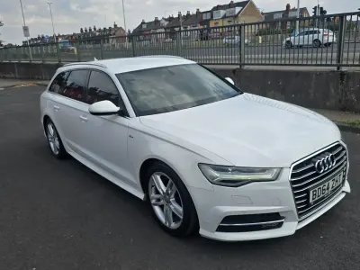 Used Audi A6 S-Line 2014 White Estate