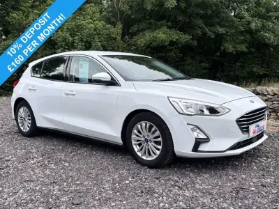 Used Ford Focus Titanium 125 HP (91 kW) 2019 White Hatchback