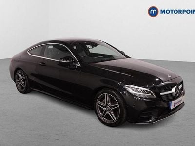 Used Mercedes C200 AMG line 184 HP (135 kW) 2019 Black Coupe