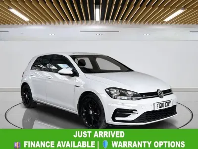 Used VW Golf VII R-line 150 HP (110 kW) 2018 White Hatchback