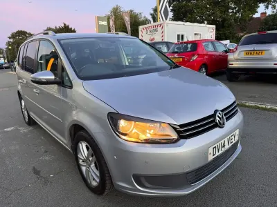 Used VW Touran SE 105 HP (77 kW) 2014 Silver MPV