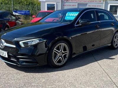 Used Mercedes A250 AMG line 224 HP (164 kW) 2019 Black Hatchback