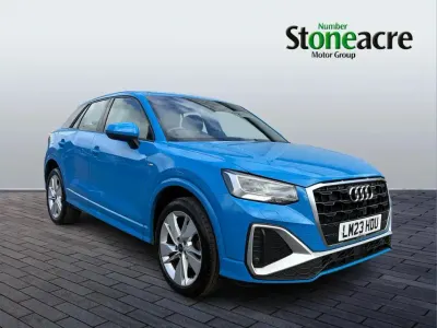 Used Audi Q2 S-Line 147 HP (108 kW) 2023 Blue SUV
