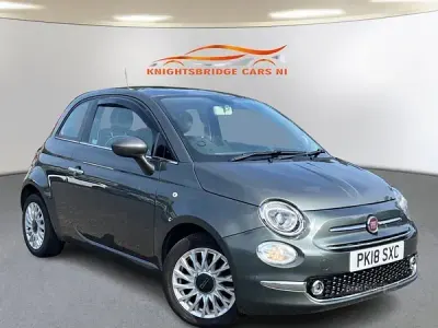 Used Fiat 500 Lounge 69 HP (50 kW) 2018 Grey Hatchback
