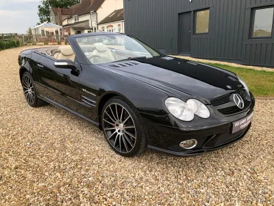 Used Mercedes SL55 AMG AMG 517 HP (380 kW) 2007 Black Cabriolet