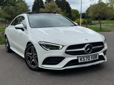 Usado Mercedes CLA180 AMG Line Premium Plus 136 HP (100 kW) 2020 Branco Sedan