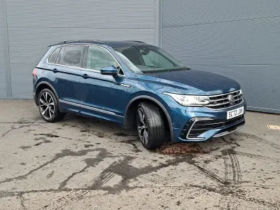 Used VW Tiguan R-line 150 HP (110 kW) 2022 Blue SUV