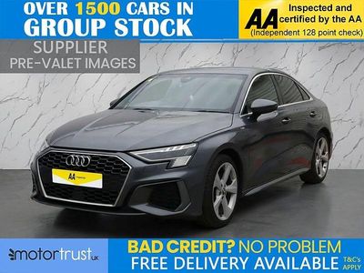 Used Audi A3 S-Line 150 HP (110 kW) 2021 Grey Sedan