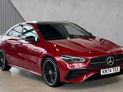 Red Used 2024 Mercedes CLA220 AMG Line Premium Sedan | £32,280 (A bit pricey)