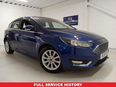 Used Ford Focus Titanium 125 HP (91 kW) 2018 Blue Hatchback