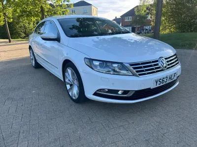 Używany VW CC GT 140 KM (102 kW) 2013 Biały Sedan/Limuzyna