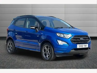 Used Ford Ecosport ST-Line 125 HP (91 kW) 2018 Blue SUV