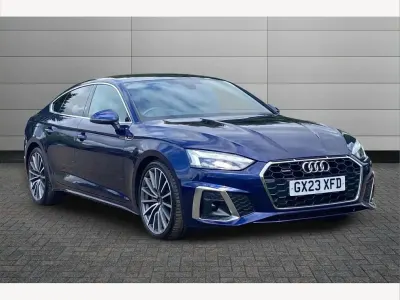 Used Audi A5 S-Line 265 HP (194 kW) 2023 Blue Coupe