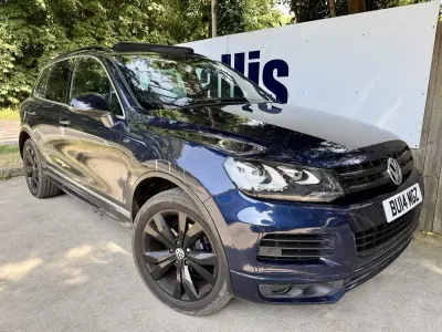 Used VW Touareg R-line 245 HP (180 kW) 2014 Blue SUV