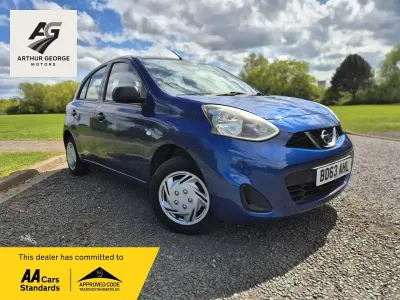 Używany Nissan Micra Visia 80 KM (58 kW) 2013 Niebieski Hatchback