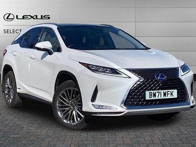 Used Lexus RX450h 313 HP (230 kW) 2021 Sonic white SUV
