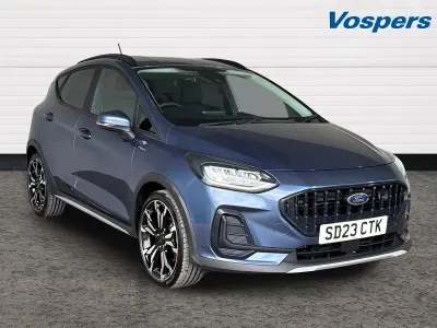 Used Ford Fiesta Active X 123 HP (90 kW) 2023 Blue Hatchback