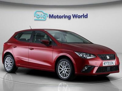 Used Seat Ibiza SE Technology 95 HP (69 kW) 2020 Red Hatchback