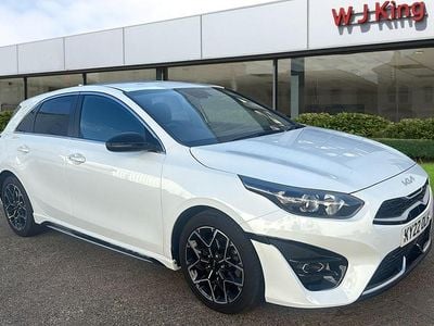 Fusion white Used 2022 Kia Ceed GT GT-Line Hatchback | £16,695 (Fair price)
