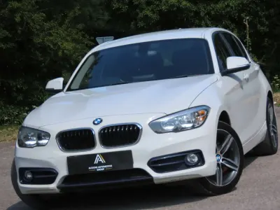 Used BMW 116 Sport Line 116 HP (85 kW) 2017 White Hatchback