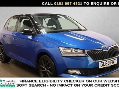 Used Skoda Fabia Colour Edition 75 HP (55 kW) 2019 Blue Hatchback