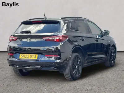 Used Vauxhall Grandland X GS Line 128 HP (94 kW) 2022 Black SUV