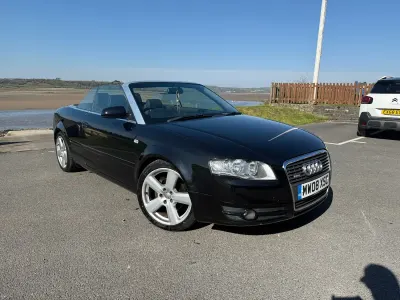 Used Audi A4 Cabriolet S-Line 140 HP (102 kW) 2008 Black Cabriolet