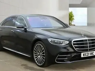 Used Mercedes S500L AMG Line Premium Plus 2021 Black Sedan