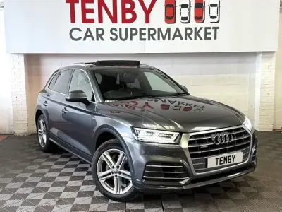 Begagnad Audi Q5 S-Line 190 HK (139 kW) 2019 Grå SUV