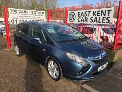 Used Vauxhall Zafira Tourer SRi 165 HP (121 kW) 2014 Blue MPV