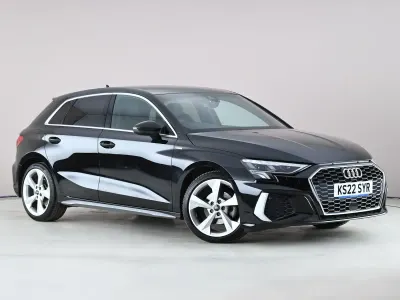Used Audi A3 Sportback S-Line 2022 Black Hatchback