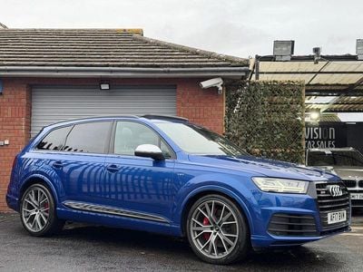 Blue Used 2017 Audi SQ7 Advanced SUV | £34,995 (A bit pricey)