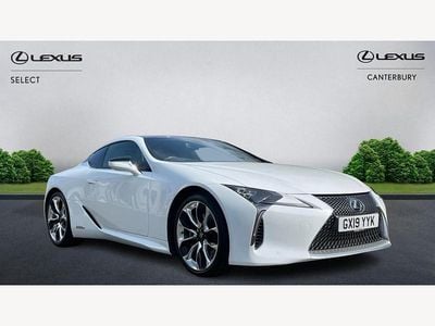 Used Lexus LC 500 Sport Line 2019 White Coupe