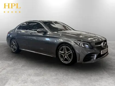 Used Mercedes C220 AMG line 194 HP (142 kW) 2021 Grey Sedan
