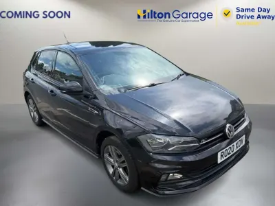 Used VW Polo R-line 115 HP (84 kW) 2020 Black Hatchback