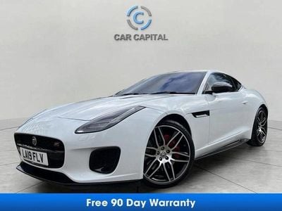 Used Jaguar F-Type Chequered Flag 300 HP (220 kW) 2019 White Coupe