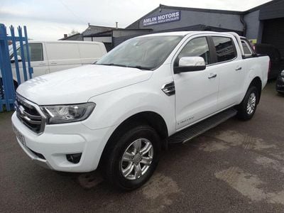 White Used 2022 Ford Ranger Limited Pickup | £12,499 (Fair price)