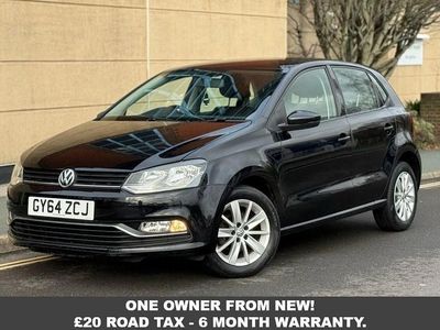 Used VW Polo SE 60 HP (44 kW) 2014 Black Hatchback