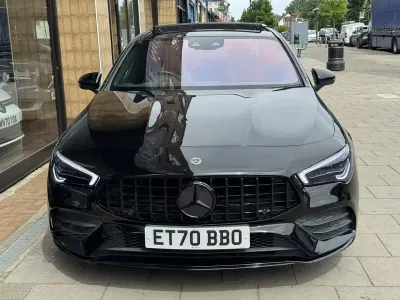 Used Mercedes CLA180 AMG Line Premium Plus 136 HP (100 kW) 2020 Black Sedan