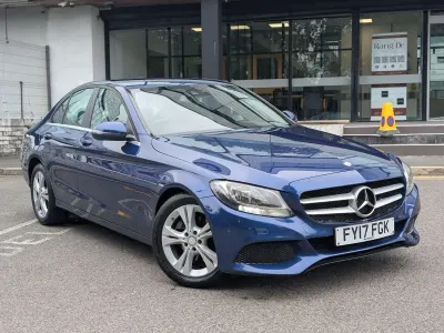 Used Mercedes C220 Executive 2017 Blue Sedan