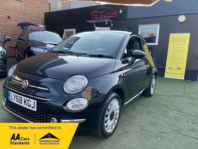 Used Fiat 500 Lounge 69 HP (50 kW) 2018 Black Hatchback