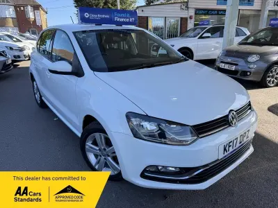 Begagnad VW Polo Edition 90 HK (66 kW) 2017 Vit Halvkombi