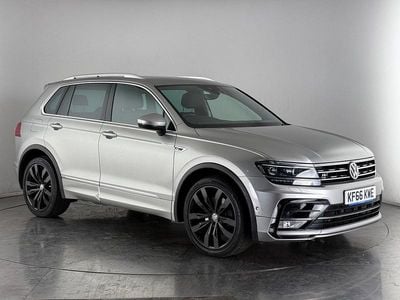 Silver Used 2016 VW Tiguan R-line SUV | £17,300 (Fair price)