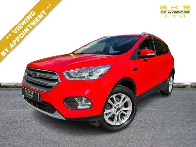 Used Ford Kuga Titanium 150 HP (110 kW) 2018 Red SUV